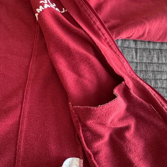 Vintage Red Oak NCAA Alabama Crimson Tide Embroidered Full Zip Hoodie Women's XL - Picture 4 of 13